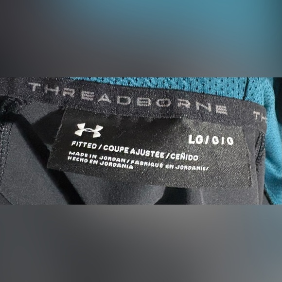 Under Armour Black and Blue Performance Jacket Water-Resistant Athletic Design - Picture 3 of 3